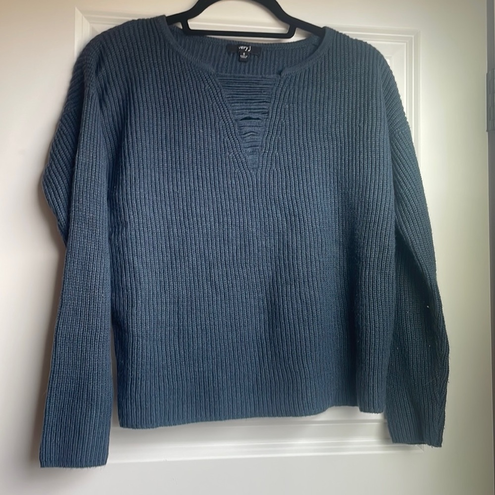 Navy blue sweater